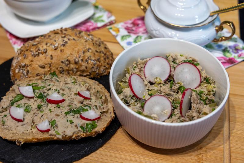 Pasta z białej fasoli i słonecznika