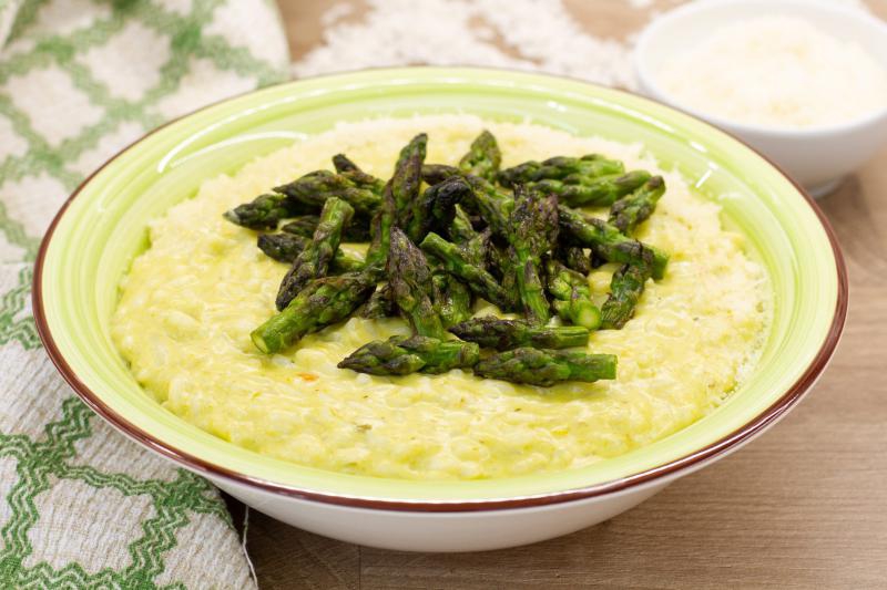 Risotto z zielonymi szparagami