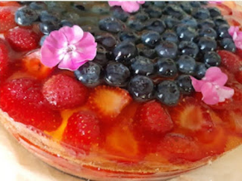 Kwiatowy tort