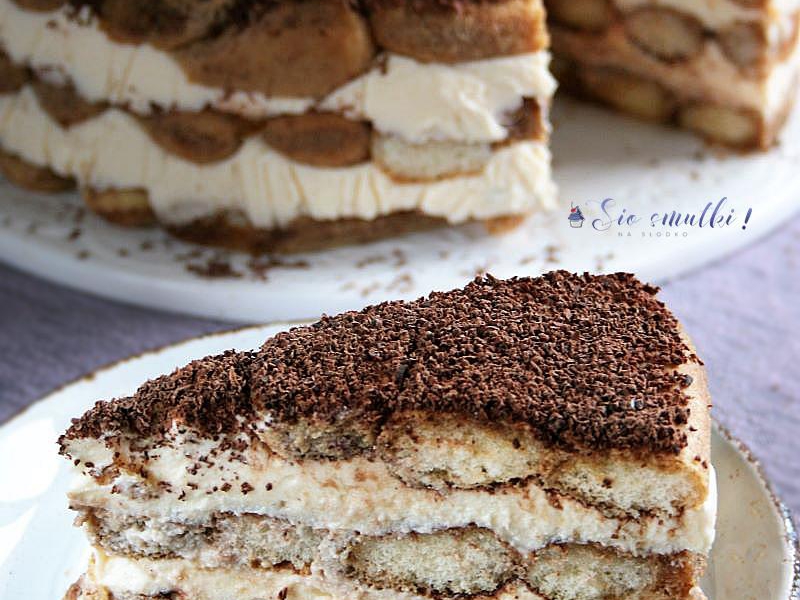 Tiramisu z kremem budyniowym