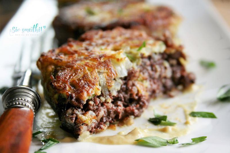 Kaszanka w cieście cebulowym