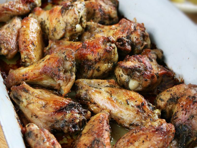 Skrzydełka marynowane w śmietanie