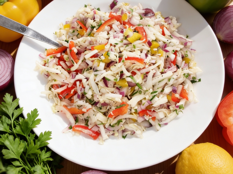 Surówka z kapusty pekińskiej z papryką