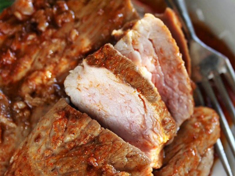 Polędwiczki w czosnku i papryce