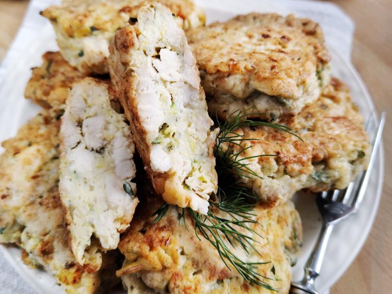 Kotlety z kurczaka z cukinią