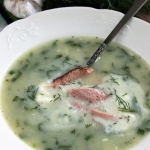 Kremowa zupa z białych...