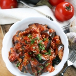 Bakłażany z czosnkiem...