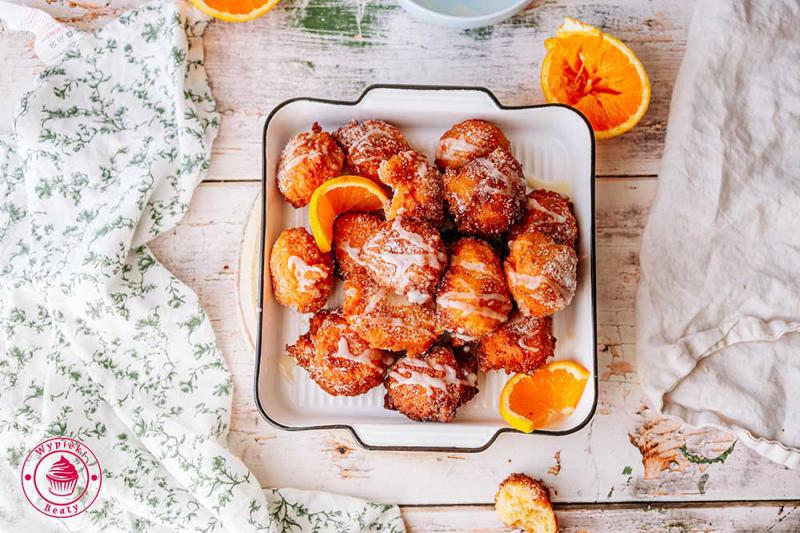 Mini pączki z ricottą