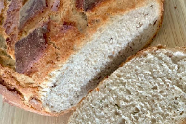 Chleb pszenno-żytni z jogurtem na drożdżach 🌱