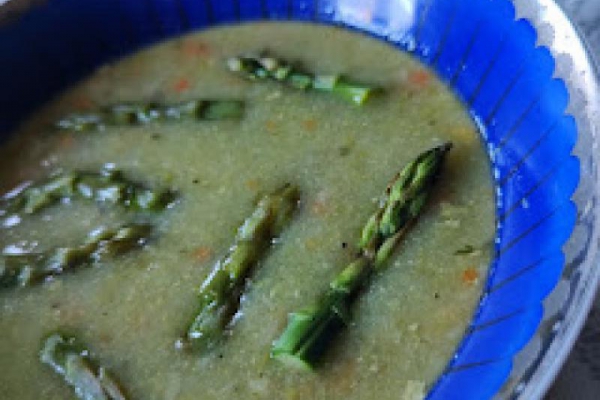Zupa  z Zielonych Szparagów
