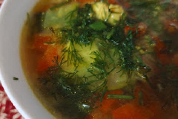 Zupa Warzywna z Cukini z niskim INg