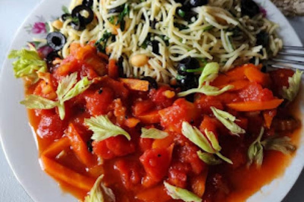 Spaghetti z Warzywami