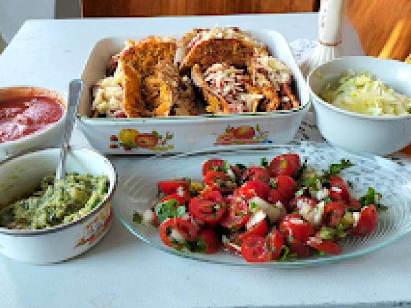 Taco z Mieloną Wołowiną