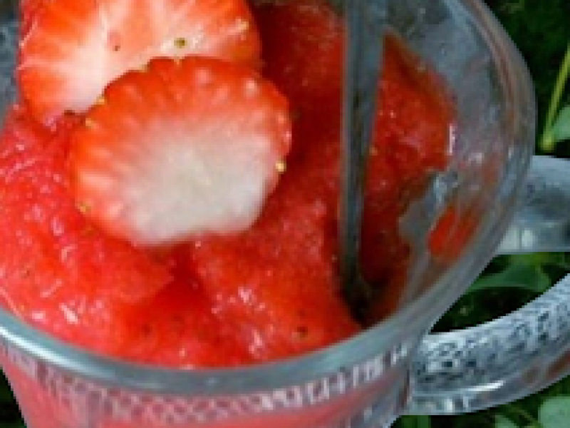 Sorbet Truskawkowy Dla Dorosłych