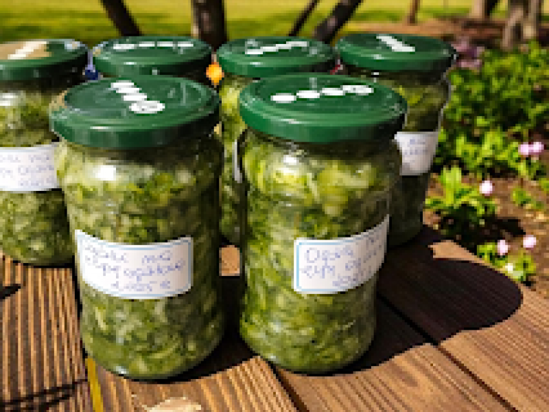 Ogórki Tartę na Zupę Ogórkową