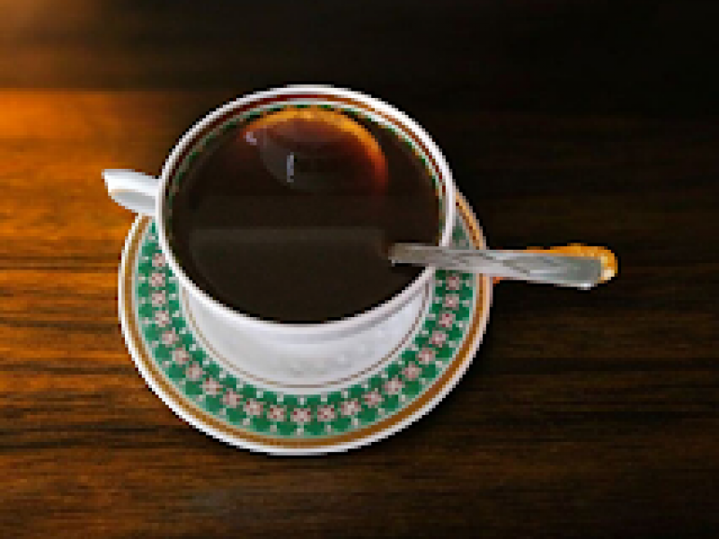 Gorąca Korzenna Kawa Pomarańczowa