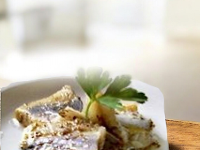 Śledzie z Czosnkiem w Oliwie