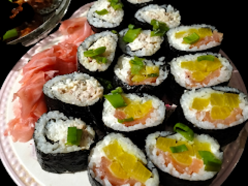 Suszi z Pastą Tuńczyka oraz z Łososia wędzonego