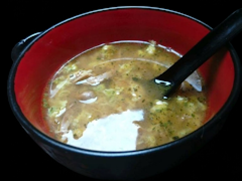 Rosół Rozgrzewający z Kaczki z Zielonymi Kluseczkami