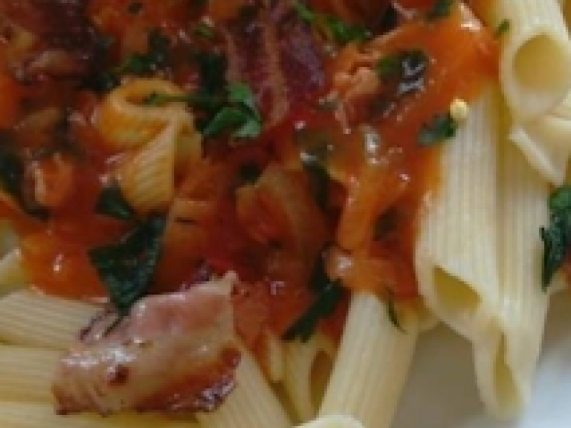 Makaron Penne all   Amatriciana