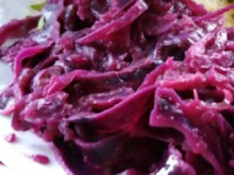 Tradycyjna Modra Kapusta Zasmażana