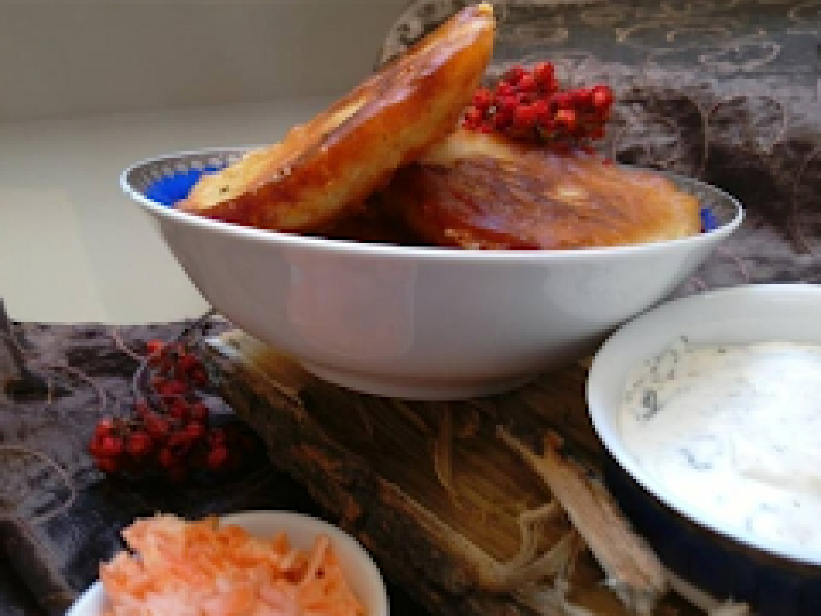 Placki z Sera Żółtego