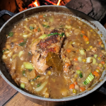 Duszony Królik w Leśno...