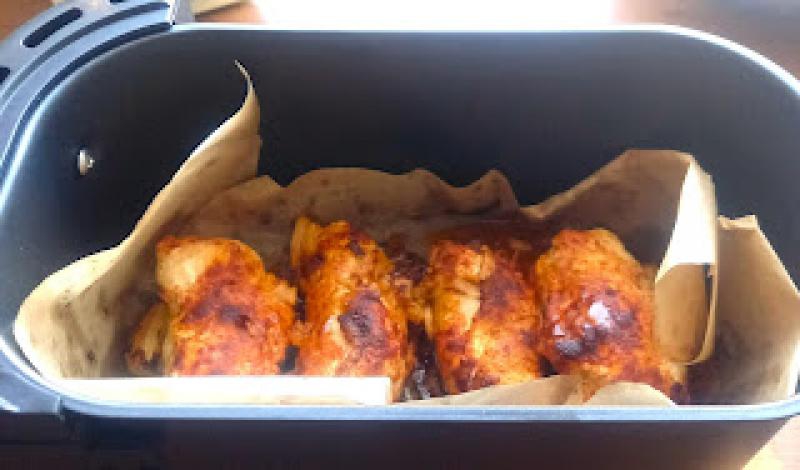 Roladki z piersi kurczaka z air fryer