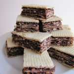 Wafle z masą z...