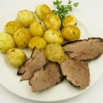 Pieczona pierś z gęsi