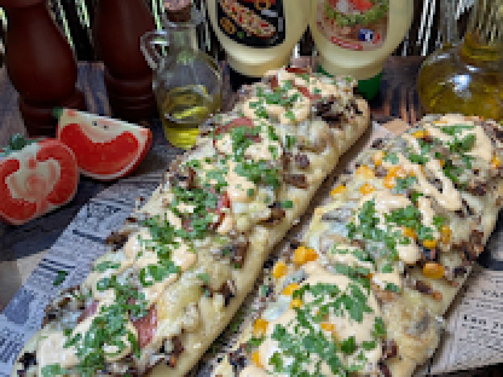 Domowe zapiekanki.