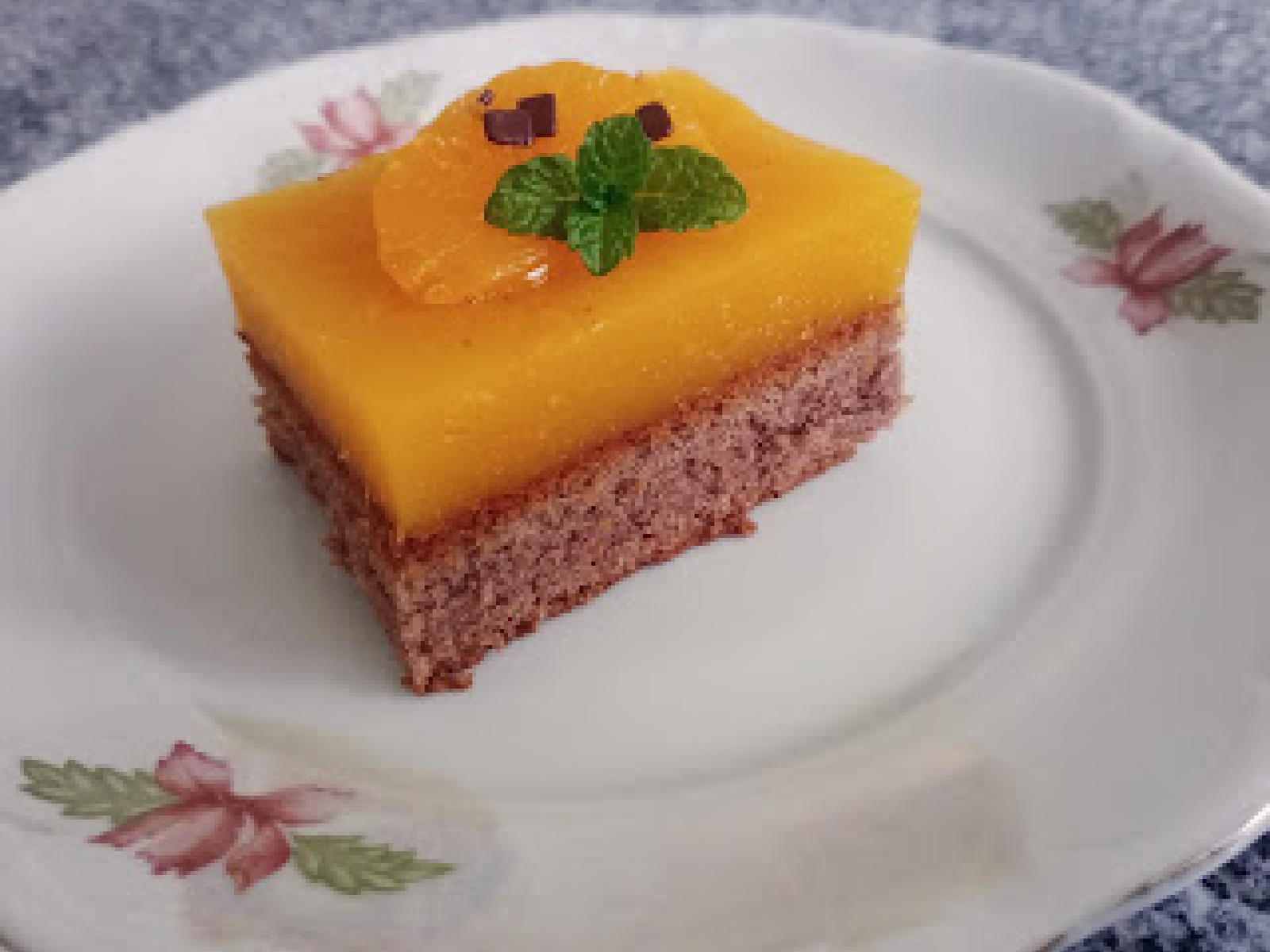Ciasto Mandarynka na kakaowym cieście