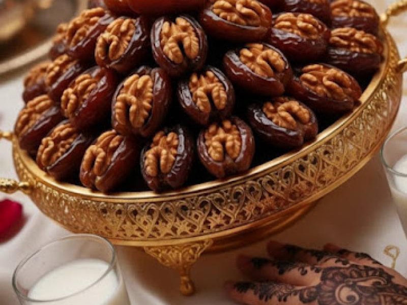 Daktyle nadziewane orzechami włoskimi