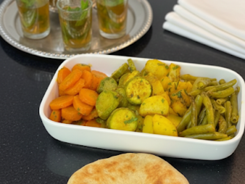 Khodra M’chermla – Marokańskie warzywa w  chermouli