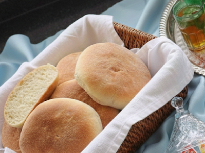 Marokański chleb khobz pszenny z semoliną