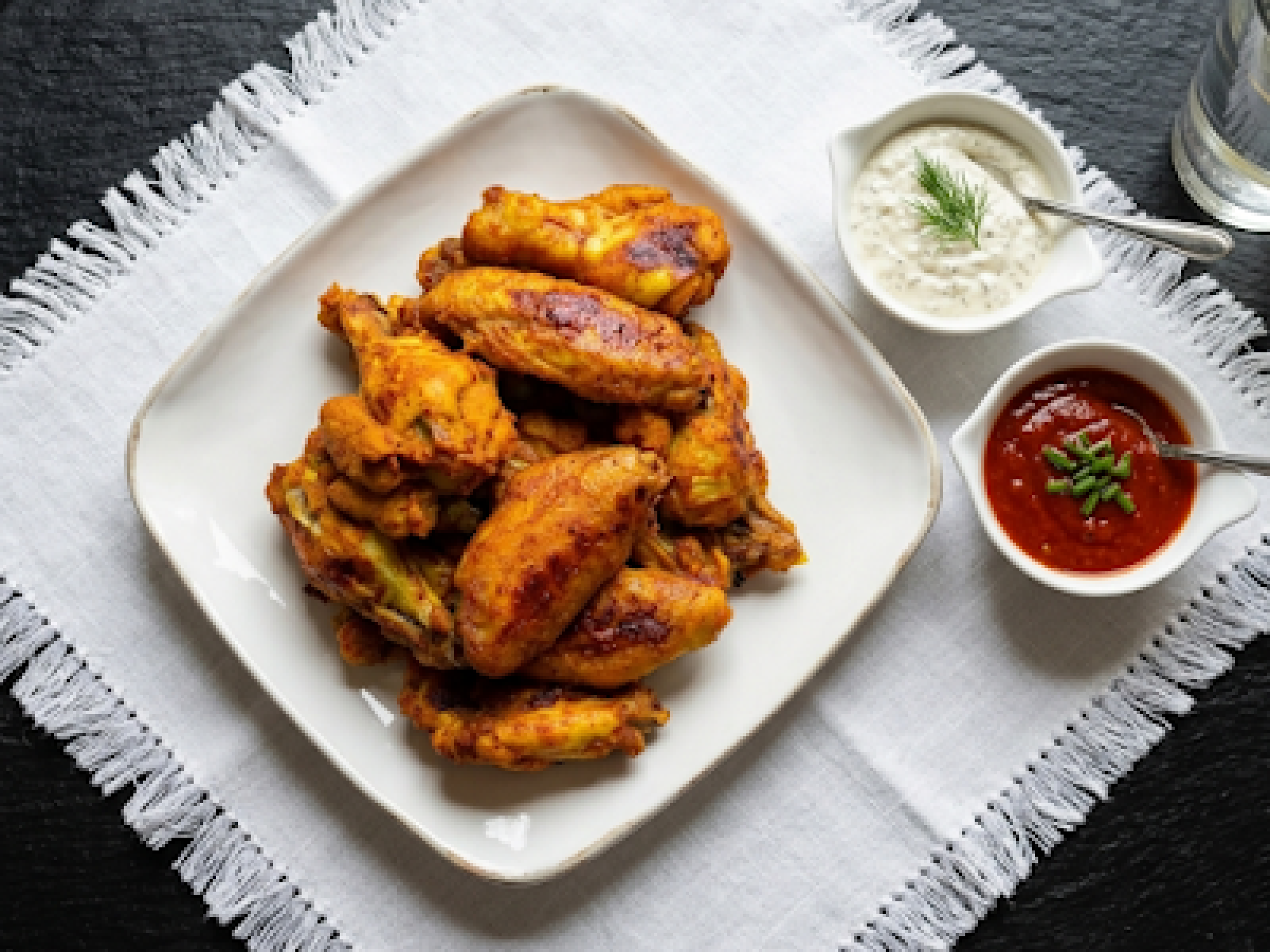 Skrzydełka z kurczaka słodko - ostre