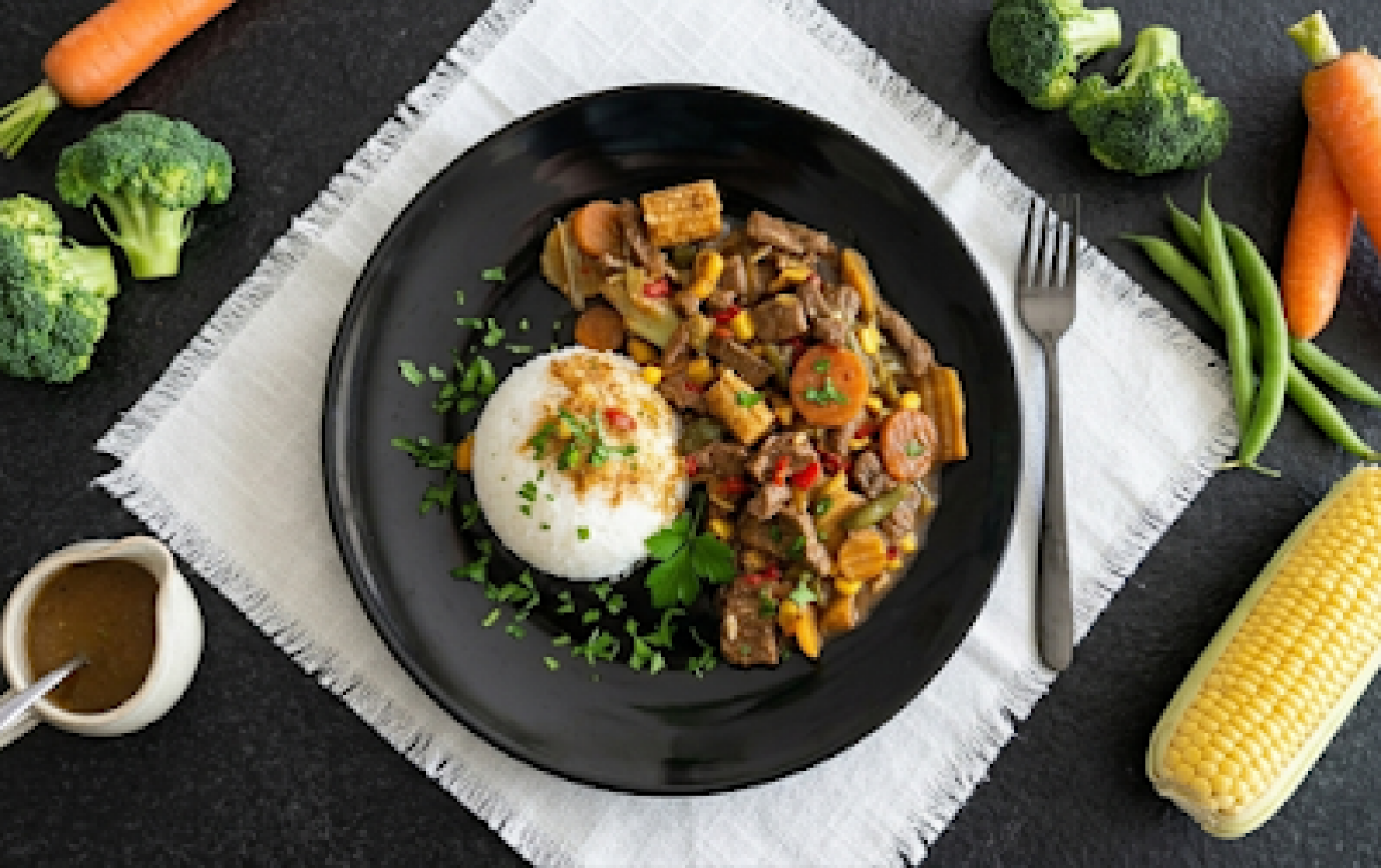 Wołowina na ostro z warzywami