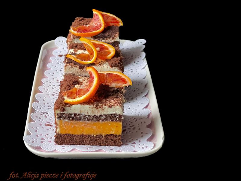 Blutorangentorte – pomarańczowy tort