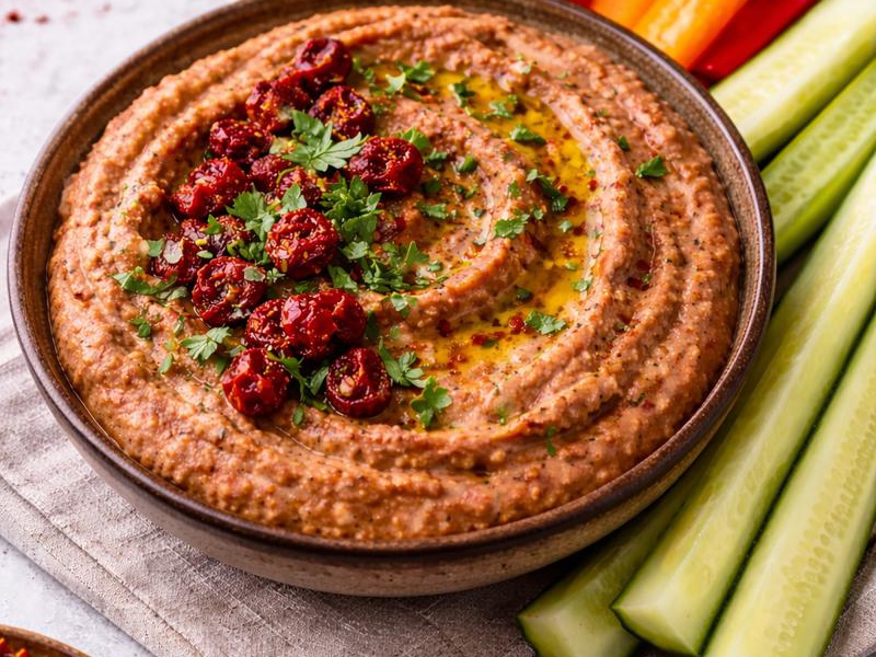 PIKANTNA PASTA Z CZERWONEJ FASOLI