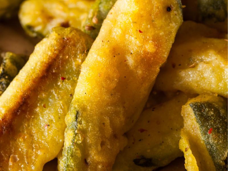 Frytki z cukinii z piekarnika z parmezanem
