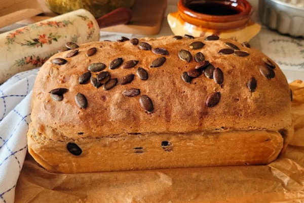 Chleb pszenno -żytni na suchym zakwasie