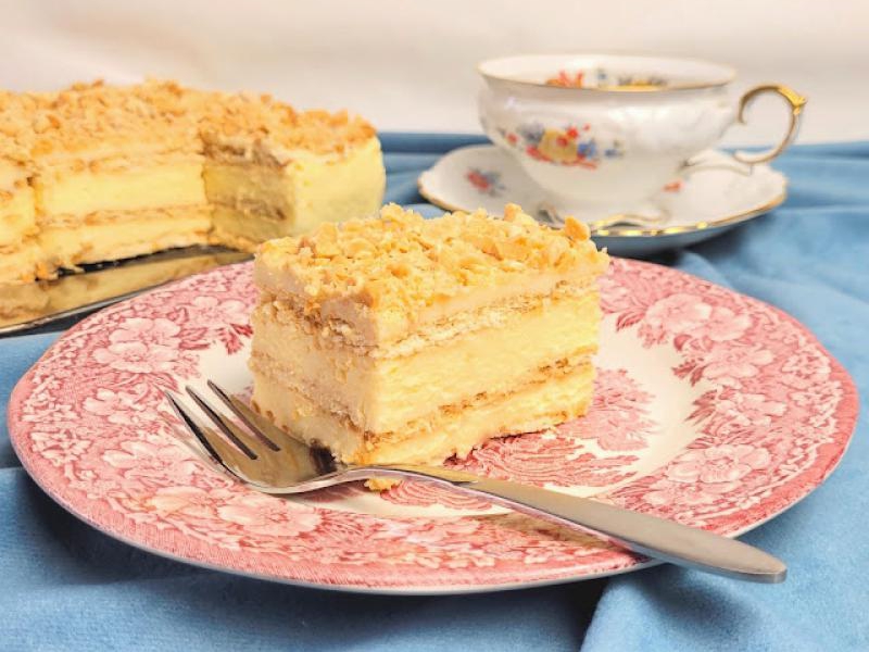 Ciasto budyniowe bez pieczenia