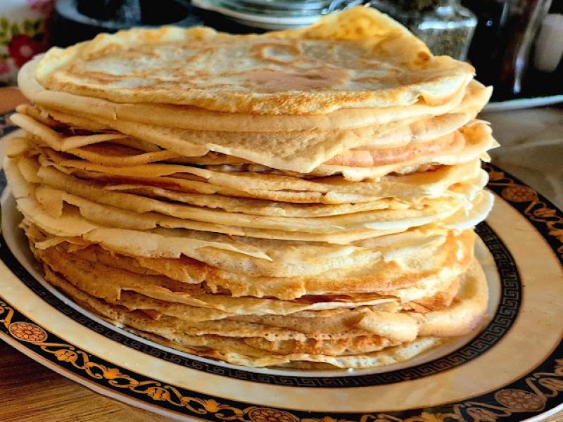 Naleśniki na krokiety zaparzane wrzątkiem