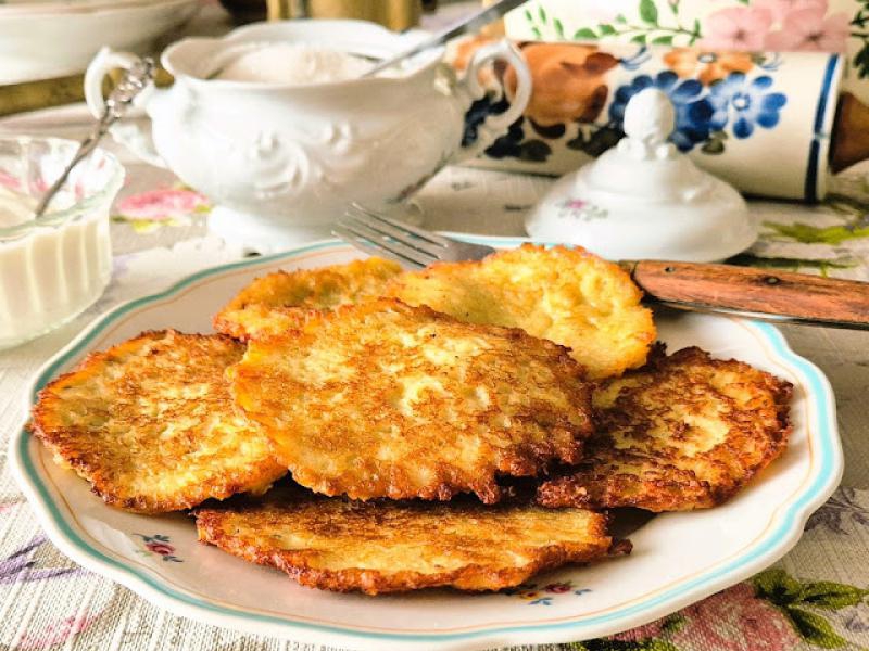 Placki ziemniaczane wzbogacone płatkami owsianymi