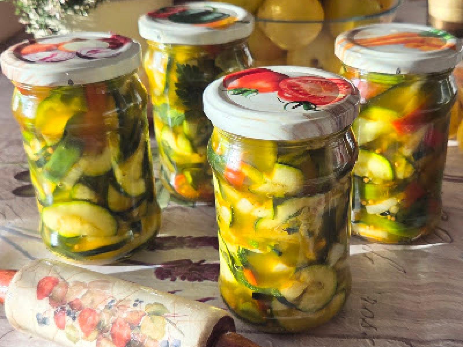 Cukinia na zimę – świetna sałatka do obiadu