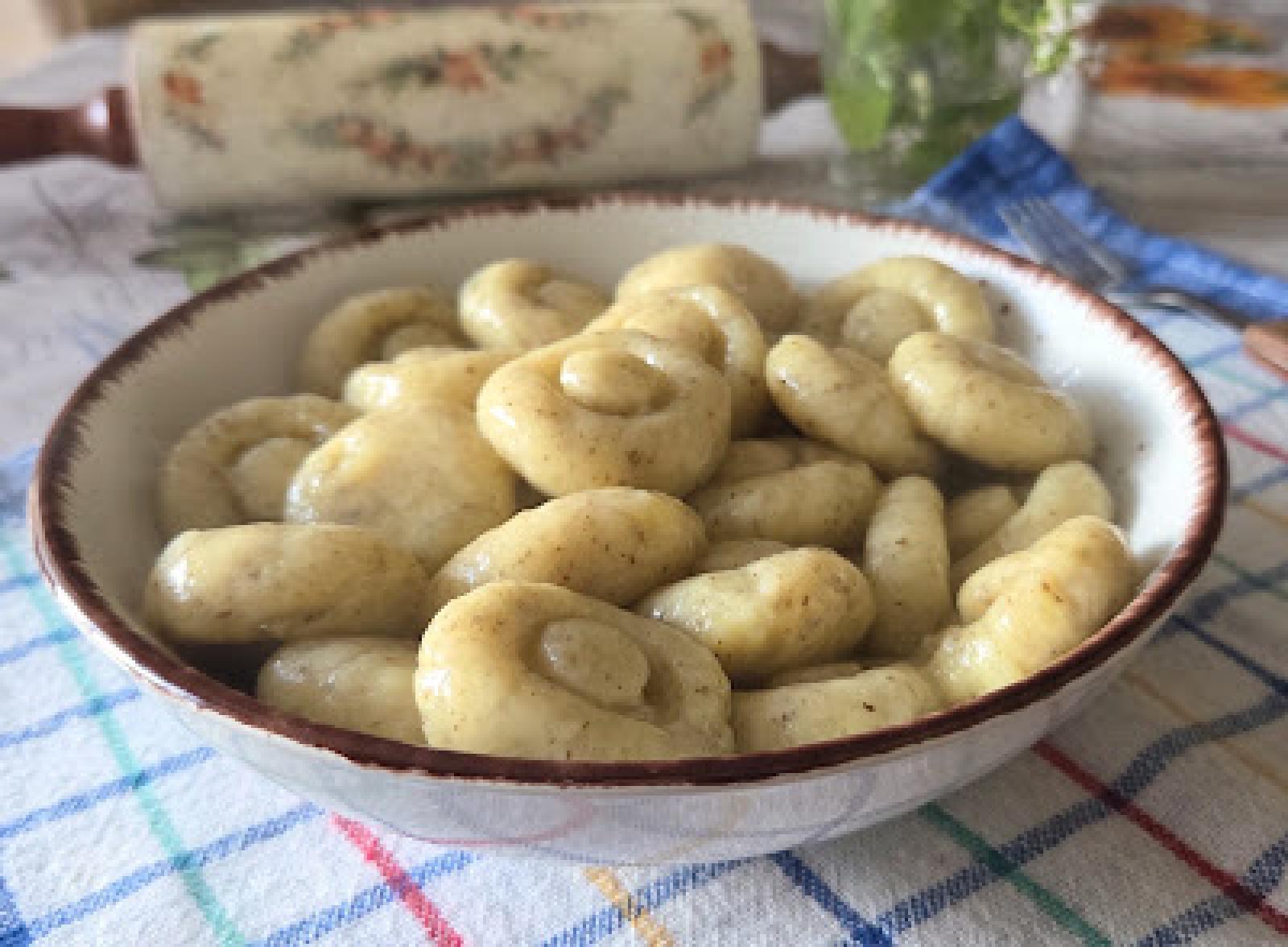 Kluski śląskie grzybki