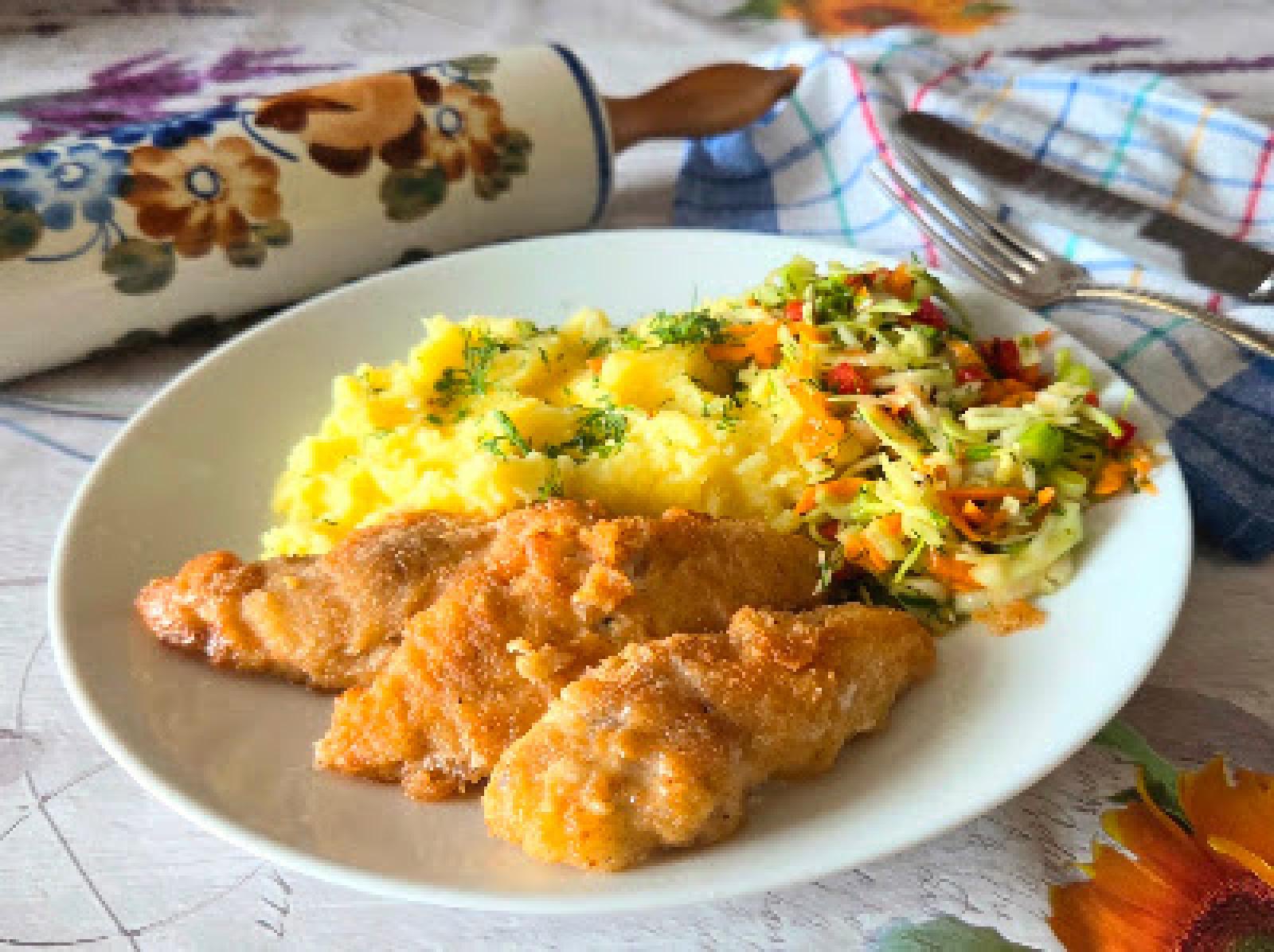 Polędwiczki z kurczaka w majonezowej panierce
