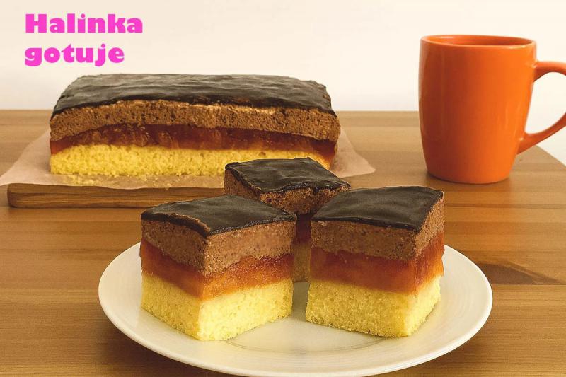 Ciasto Szampańskie – elegancki deser z kremem, galaretką i polewą