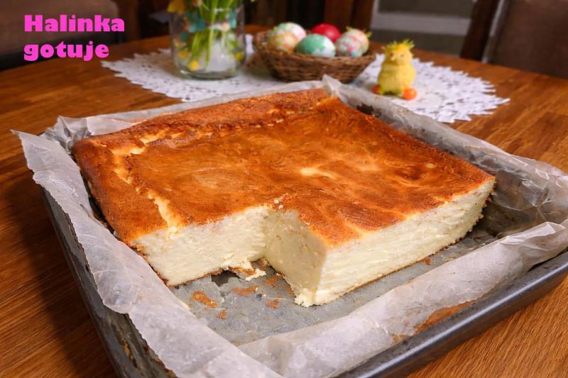 Sernik wielkanocny – puszysty, wysoki i bardzo domowy