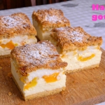 Sernik z brzoskwiniami...